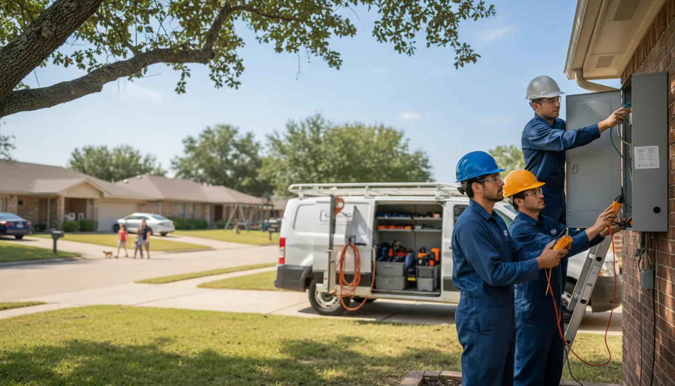 Certified electrician providing emergency electrical services in Scott Air Force Base, IL